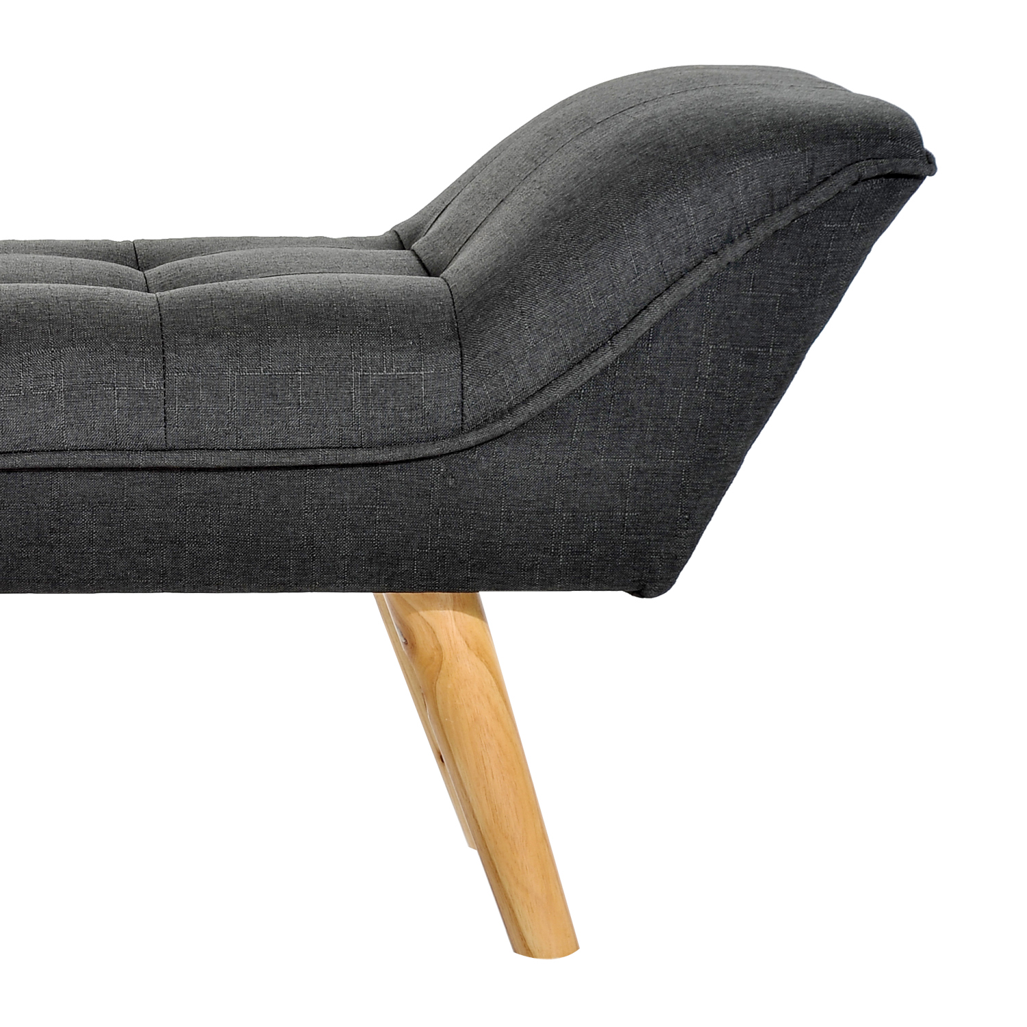 Chaise Longue End Bed Seat Sofa Bench Retro Linen Fabric Mordern eBay